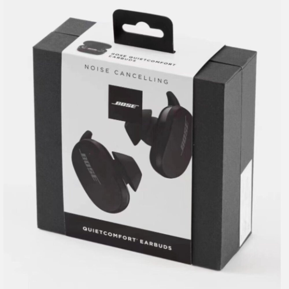 Bose QuietComfort Earbuds Black Noise Cancelling Bluetooth Wireless Headphones